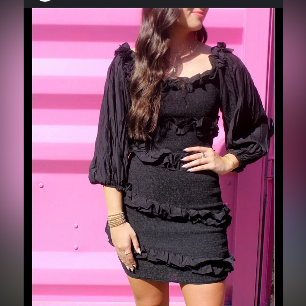 Mable size Small Mini ruffle dress NWOT